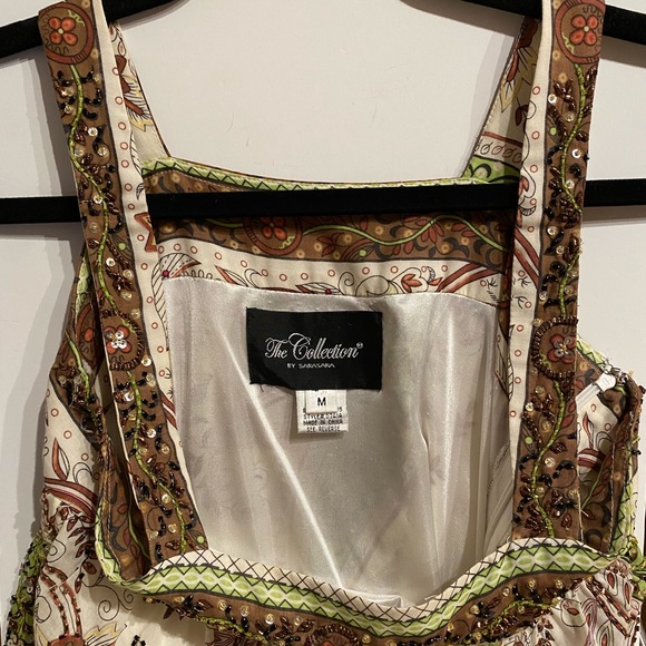 Beaded and sequin Voile Dress - Picture 4 of 4